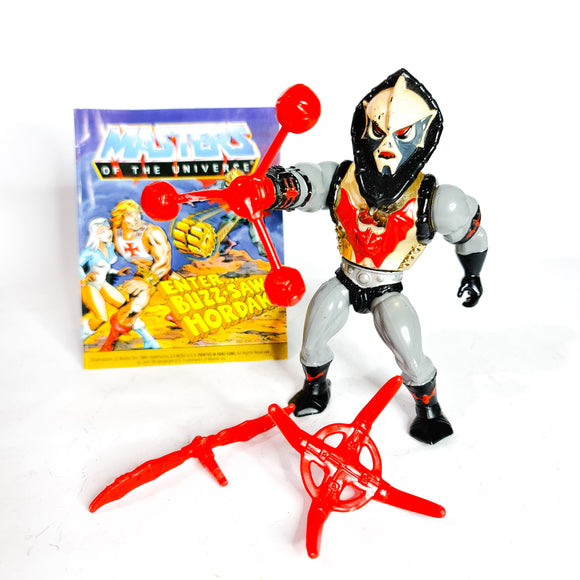 ToySack | Hurrican Hordak with Buzz Saw Comic, MOTU Masters of the Universe by Mattel 1985, buy vintage He-Man toys for sale online at ToySack Philippines