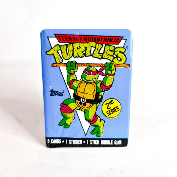 ToySack | 1989 TMNT Series 2 Collector Cards (Purple Donnie 5 Cards, 1 Sticker, & 1 Gum), Teenage Mutant Ninja Turtles Cartoon Cards by Topps, buy vintage TMNT collectibles for sale online at ToySack Philippines