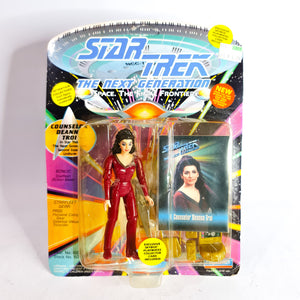 ToySack | Counselor Deanna Troi, Star Trek Next Generation Set by Playmates Toys 1994, buy vintage sci-fi toys for sale online at ToySack Philippines