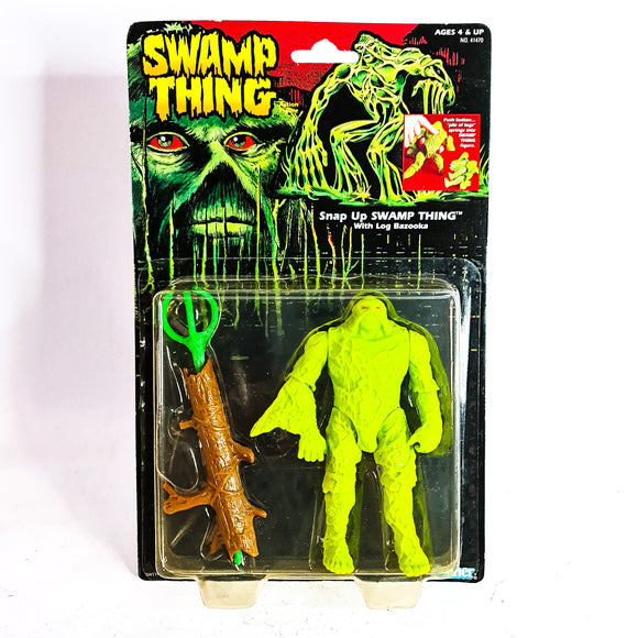 ToySack | Snap Up SWAMP THING with Log Bazooka, Swamp Thing by Kenner 1990, buy vintage DC toys for sale online only at ToySack Philippines