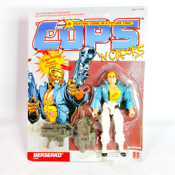 ToySack | Berserko, Cops n Crooks by Hasbro 1988, buy vintage Hasbro toys for sale online at ToySack Philippines