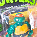 Soft Head Detail | Michaelangelo (Softhead with Packaging Error) Unpunched MoC, TMNT by Playmates Toys 1988, buy vintage Teenage Mutant Ninja Turtles for sale online at ToySack Philippines