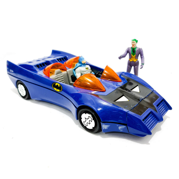 ToySack | Vintage Batmobile with Batman & Joker, Super Powers by Kenner 1984, buy vintage DC toys for sale online at ToySack Philippines