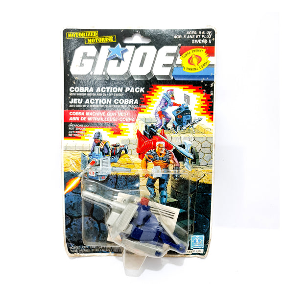 ToySack | Cobra Action Pack Machine Gun Nest, GI Joe A Real American Hero (ARAH) by Hasbro Europe 1988, buy vintage GI Joe toys for sale online at ToySack Philippines