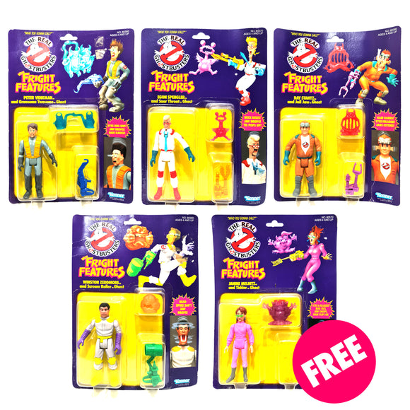 Brand New Fright Features Set with FREE Janine, The Real Ghostbusters by Kenner, 1989 | ToySack, buy Ghostbusters toys for sale online at ToySack Philippines