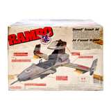 Card Back Details, Rambo's Skywolf Assault Jet (MIB), Vintage Rambo The Force of Freedom by Coleco with Accessories, 1985