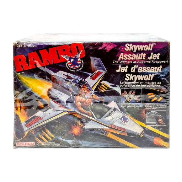 ToySack | Rambo's Skywolf Assault Jet (MIB), Vintage Rambo The Force of Freedom by Coleco with Accessories, 1985, buy vintage Caleco toys for sale online at ToySack Philippines