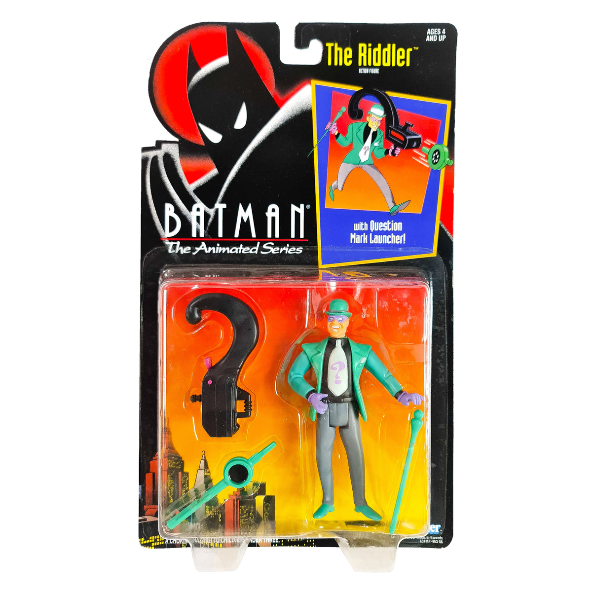 ToySack | The Riddler, Batman the Animated Series BTAS by Kenner ...