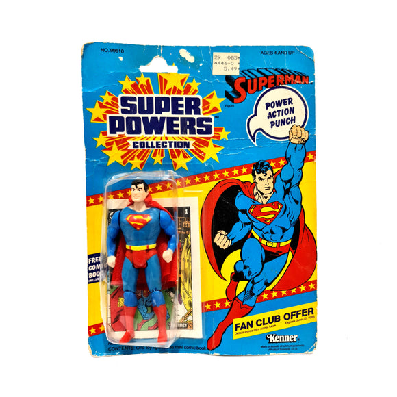 ToySack | Vintage Superman, Super Powers 23-Back Card by Kenner 1985, buy vintage Kenner DC toys for sale online at ToySack Philippines
