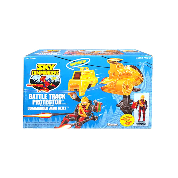 ToySack | Battle Track Protector with Commander Jack Reily, Sky Commanders by Kenner 1987, buy vintage Kenner toys for sale at ToySack Philippines