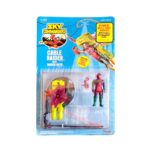 ToySack | Cable Raider with Raider Rath, Sky Commanders by Kenner 1987, buy vintage toys for sale online at ToySack Philippines