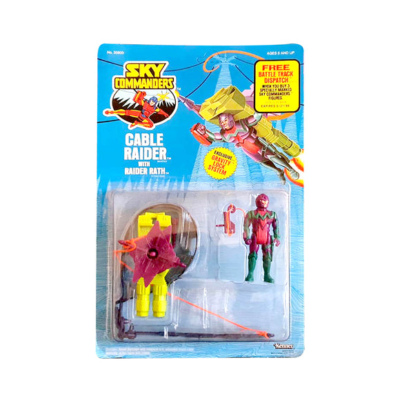 ToySack | Cable Raider with Raider Rath, Sky Commanders by Kenner 1987, buy vintage toys for sale online at ToySack Philippines