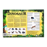 Card Back Details, Monoclonius & Pteranodon, Vintage Smithsonian Dinosaur Collection by Tyco 1993 | ToySack, buy vintage Dino-Rider toys for sale online at ToySack Philippines
