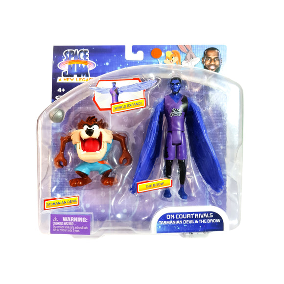 ToySack | Tazmanian Devil & The Brow 2-Pack, Space Jam by Moose Toys 2021, buy Space Jam toys for sale online at ToySack Philippines