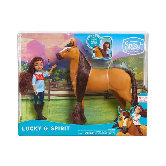 Lucky & Spirit Figure Set, Dreamworks Spirit Riding Free by Just Play | ToySack, buy kids' toys for sale online at ToySack Philippines