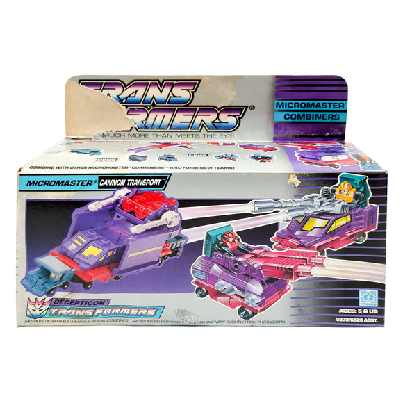 ToySack | Vintage Cannon Transport (B. New, No Micromasters) Micromasters, Transformers G1 by Hasbro 1989, buy vintage Transformers toys for sale online at ToySack Philippines