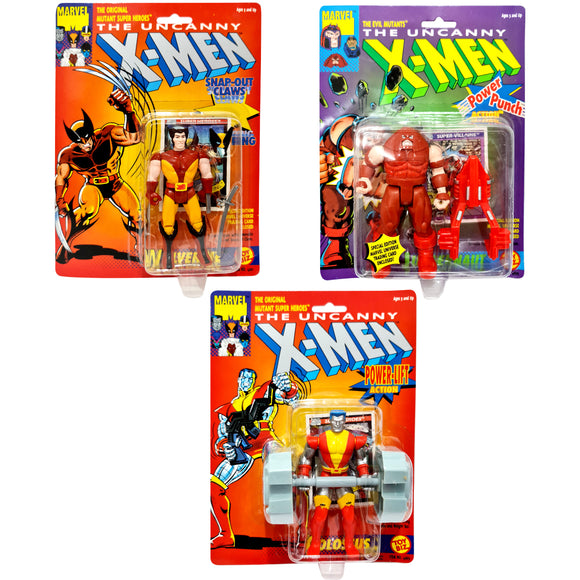 ToySack | Vintage X-Men Series 1 Versus Set A: Wolverine, Colossus vs Juggernaut, The Uncanny X-Men by ToyBiz 1991, buy vintage Marvel toys for sale at ToySack Philippines