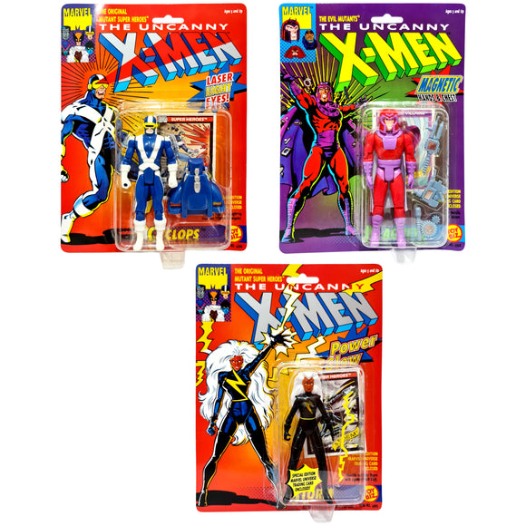 ToySack | Vintage X-Men Series 1 Versus Set B: Cyclops, Storm vs Magneto, The Uncanny X-Men by ToyBiz 1991, buy vintage Marvel toys for sale online at ToySack Philippines