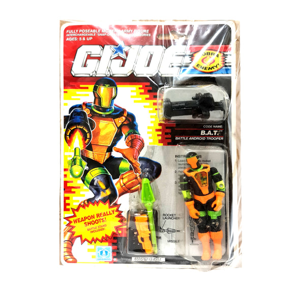 ToySack | Cobra B.A.T. (v2) On Card with Bubble Tear, GI Joe A Real American Hero (ARAH) by Hasbro 1991, buy vintage GI Joe toys for sale online at ToySack Philippines
