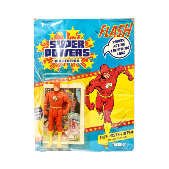 ToySack | Flash, 1984 Super Powers 12-Back Card by Kenner, buy vintage DC toys for sale at ToySack Philippines
