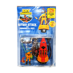 ToySack | Geyser Attack with Commander RJ Scott, Sky Commanders by Kenner 1987, buy vintage Kenner toys for sale online at ToySack Philippines