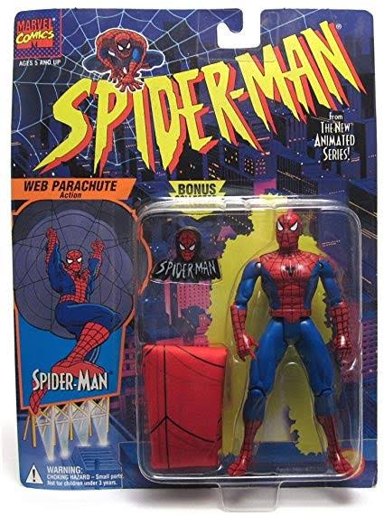 Spider-Man (Web Parachute), Spider-Man TAS by Toy Biz, buy the toy online