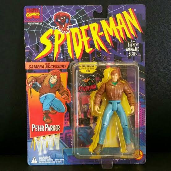 ToySack | Peter Parker, Spider-Man TAS by Toy Biz, buy the toy online